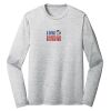 Sublimatable PosiCharge Long Sleeve Electric Heather Tee Thumbnail