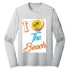Sublimatable PosiCharge Long Sleeve Electric Heather Tee Thumbnail