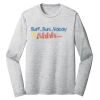 Sublimatable PosiCharge Long Sleeve Electric Heather Tee Thumbnail