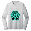 Sublimatable PosiCharge Long Sleeve Electric Heather Tee Thumbnail