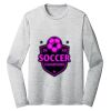 Sublimatable PosiCharge Long Sleeve Electric Heather Tee Thumbnail