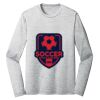 Sublimatable PosiCharge Long Sleeve Electric Heather Tee Thumbnail
