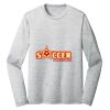 Sublimatable PosiCharge Long Sleeve Electric Heather Tee Thumbnail