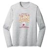 Sublimatable PosiCharge Long Sleeve Electric Heather Tee Thumbnail