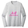Sublimatable PosiCharge Long Sleeve Electric Heather Tee Thumbnail
