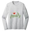 Sublimatable PosiCharge Long Sleeve Electric Heather Tee Thumbnail