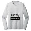 Sublimatable PosiCharge Long Sleeve Electric Heather Tee Thumbnail