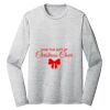 Sublimatable PosiCharge Long Sleeve Electric Heather Tee Thumbnail