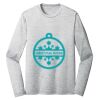 Sublimatable PosiCharge Long Sleeve Electric Heather Tee Thumbnail