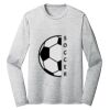 Sublimatable PosiCharge Long Sleeve Electric Heather Tee Thumbnail