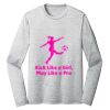 Sublimatable PosiCharge Long Sleeve Electric Heather Tee Thumbnail