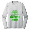 Sublimatable PosiCharge Long Sleeve Electric Heather Tee Thumbnail