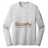 Sublimatable PosiCharge Long Sleeve Electric Heather Tee Thumbnail