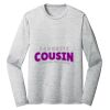 Sublimatable PosiCharge Long Sleeve Electric Heather Tee Thumbnail