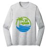 Sublimatable PosiCharge Long Sleeve Electric Heather Tee Thumbnail