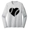 Sublimatable PosiCharge Long Sleeve Electric Heather Tee Thumbnail