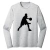 Sublimatable PosiCharge Long Sleeve Electric Heather Tee Thumbnail