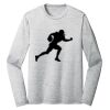 Sublimatable PosiCharge Long Sleeve Electric Heather Tee Thumbnail