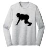 Sublimatable PosiCharge Long Sleeve Electric Heather Tee Thumbnail