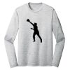 Sublimatable PosiCharge Long Sleeve Electric Heather Tee Thumbnail