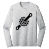 Sublimatable PosiCharge Long Sleeve Electric Heather Tee Thumbnail