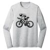 Sublimatable PosiCharge Long Sleeve Electric Heather Tee Thumbnail