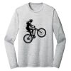 Sublimatable PosiCharge Long Sleeve Electric Heather Tee Thumbnail