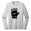 Sublimatable PosiCharge Long Sleeve Electric Heather Tee Thumbnail