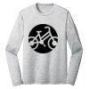 Sublimatable PosiCharge Long Sleeve Electric Heather Tee Thumbnail