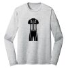 Sublimatable PosiCharge Long Sleeve Electric Heather Tee Thumbnail