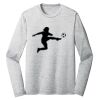 Sublimatable PosiCharge Long Sleeve Electric Heather Tee Thumbnail