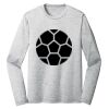 Sublimatable PosiCharge Long Sleeve Electric Heather Tee Thumbnail