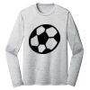 Sublimatable PosiCharge Long Sleeve Electric Heather Tee Thumbnail