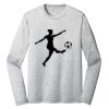 Sublimatable PosiCharge Long Sleeve Electric Heather Tee Thumbnail