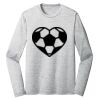 Sublimatable PosiCharge Long Sleeve Electric Heather Tee Thumbnail