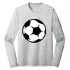 Sublimatable PosiCharge Long Sleeve Electric Heather Tee Thumbnail