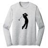 Sublimatable PosiCharge Long Sleeve Electric Heather Tee Thumbnail