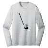 Sublimatable PosiCharge Long Sleeve Electric Heather Tee Thumbnail