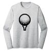 Sublimatable PosiCharge Long Sleeve Electric Heather Tee Thumbnail
