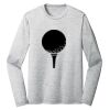 Sublimatable PosiCharge Long Sleeve Electric Heather Tee Thumbnail