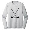 Sublimatable PosiCharge Long Sleeve Electric Heather Tee Thumbnail