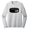 Sublimatable PosiCharge Long Sleeve Electric Heather Tee Thumbnail