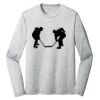 Sublimatable PosiCharge Long Sleeve Electric Heather Tee Thumbnail