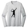 Sublimatable PosiCharge Long Sleeve Electric Heather Tee Thumbnail