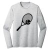 Sublimatable PosiCharge Long Sleeve Electric Heather Tee Thumbnail