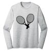 Sublimatable PosiCharge Long Sleeve Electric Heather Tee Thumbnail
