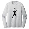 Sublimatable PosiCharge Long Sleeve Electric Heather Tee Thumbnail