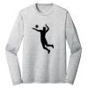 Sublimatable PosiCharge Long Sleeve Electric Heather Tee Thumbnail