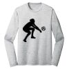Sublimatable PosiCharge Long Sleeve Electric Heather Tee Thumbnail