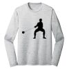 Sublimatable PosiCharge Long Sleeve Electric Heather Tee Thumbnail